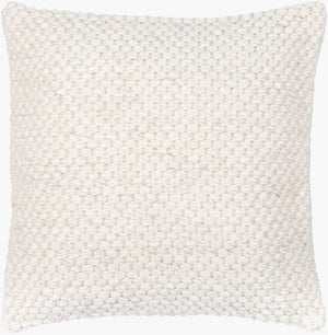 Livabliss Karrie Square Cotton Wool Viscose Throw Pillow Woven Texture for Sofas and Beds RRI001-2020