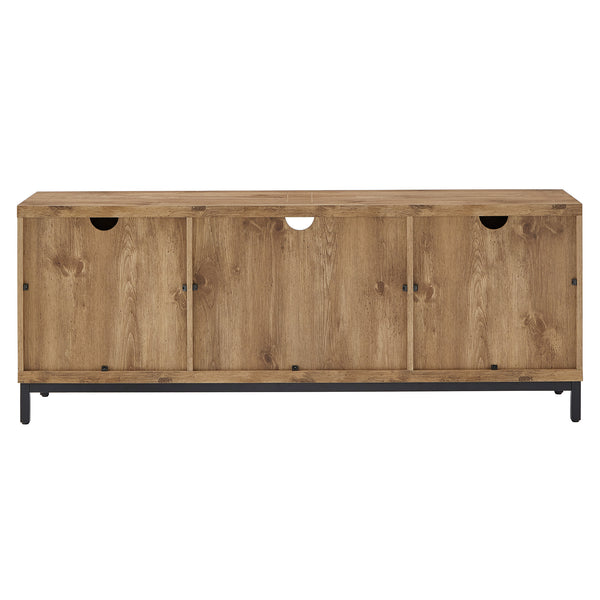 Homelegance By Top-Line Brennen TV Stand for TVs up to 65" Oak Wood