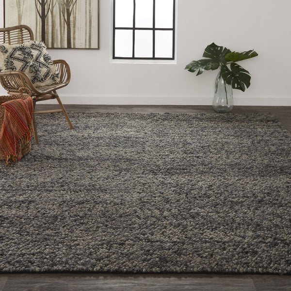 Feizy Rugs Berkeley Hand Woven Wool Rug – Abstract Design For Casual Comfort In Any Modern Living Space Gray,Taupe,Black Wool 6790821fgrymlth50