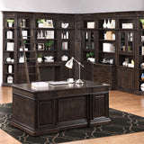 Parker House Washington Heights 2 Drawer Lateral File Washed Charcoal Poplar Solids / Birch Veneers WAS#476F
