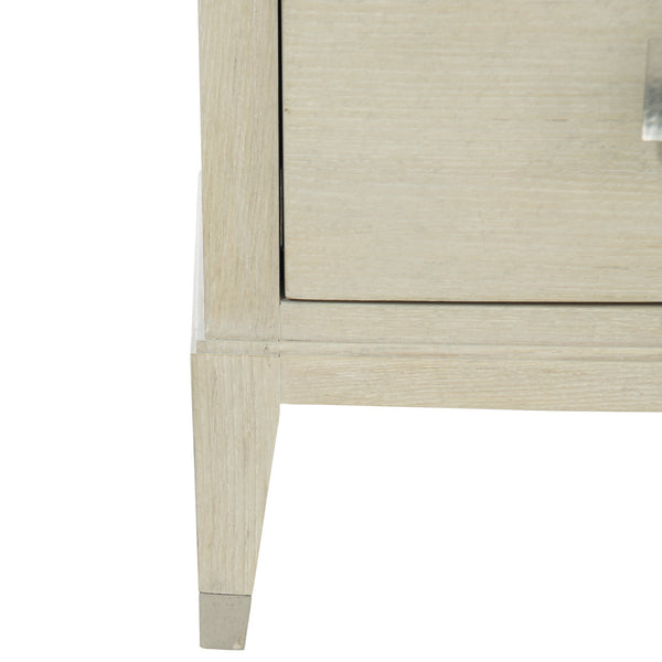 Bernhardt Bernhardt East Hampton Tall Chest With Cerused Linen Finish, Quartered Ash Veneers, 5 Drawers Elegance 395118
