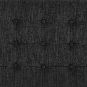 Homelegance By Top-Line Lyon Tufted Storage Bench Black Polyester