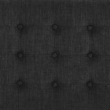 Homelegance By Top-Line Lyon Tufted Storage Bench Black Polyester