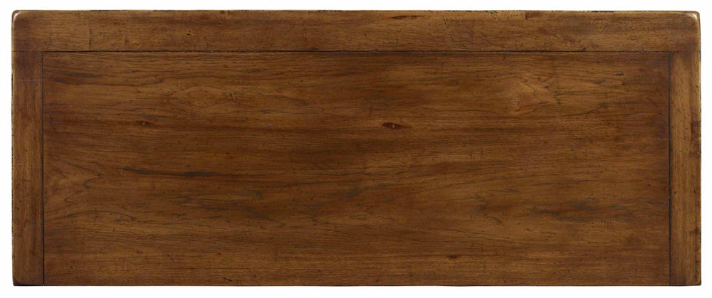 Hooker Furniture Archivist Pecky Pecan Bureau With Cedar-Lined Drawer, Jewelry Tray, Av Cable Management & Rustic Charm 5447-90011