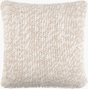 Surya Theresa 14"L X 22"W Rustic Charm Lumbar Pillow - Cozy Vibes, Durable Design, Perfect For Any Space! Cream Viscose,Cotton,Linen,Viscose,Cotton,Linen Rsa001-1422p