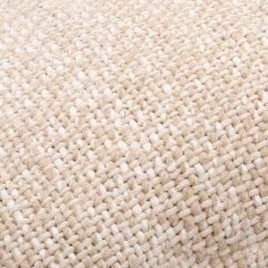 Surya Theresa 14"L X 22"W Rustic Charm Lumbar Pillow - Cozy Vibes, Durable Design, Perfect For Any Space! Cream Viscose,Cotton,Linen,Viscose,Cotton,Linen Rsa001-1422p