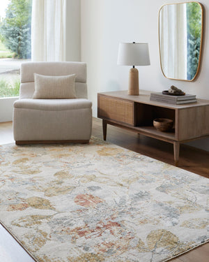 Livabliss Roseanne Traditional Fringe Area Rug Polyester Woven for Large Living Dining Rooms Light Gray, Med 6'7" x 9'6" RSE2300-6796