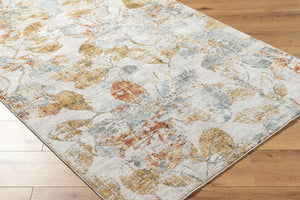 Livabliss Roseanne Traditional Fringe Area Rug Polyester Woven for Large Living Dining Rooms Light Gray, Med 6'7" x 9'6" RSE2300-6796