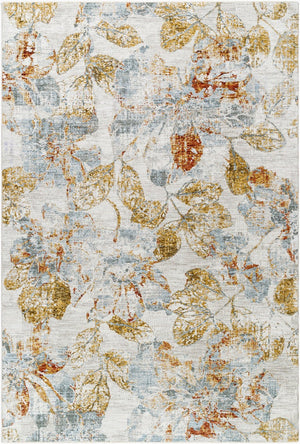 Livabliss Roseanne Traditional Fringe Area Rug Polyester Woven for Large Living Dining Rooms Light Gray, Med 6'7" x 9'6" RSE2300-6796