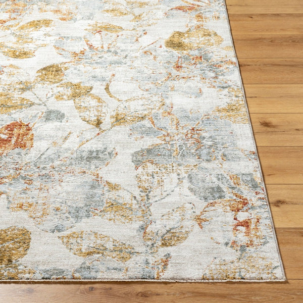 Livabliss Roseanne Traditional Fringe Area Rug Polyester Woven for Large Living Dining Rooms Light Gray, Med 6'7" x 9'6" RSE2300-6796
