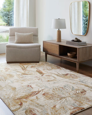 Livabliss Roseanne Machine Woven Polyester Area Rug with Fringe Border for Large Living Rooms White, Mustard 9' x 12'2" RSE2301-9122