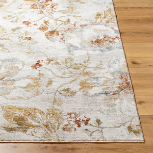 Livabliss Roseanne Polyester Area Rug with Fringe Border for Large Living and Dining Spaces Light Gray, Med 2'7" x 3'11" RSE2302-27311