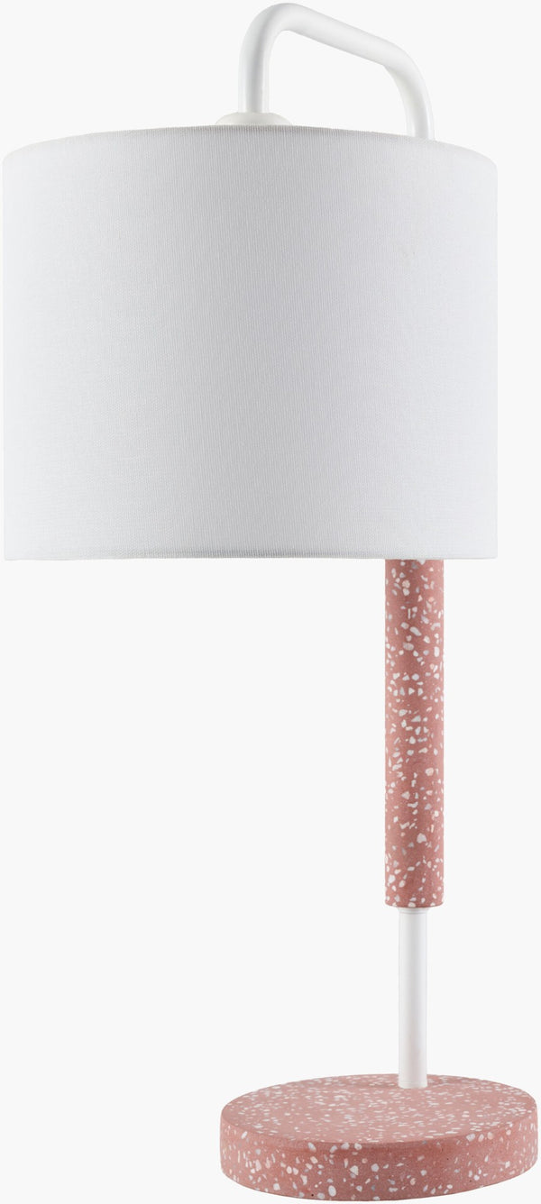 Livabliss Rishi Cement Body Table Lamp with Linen Shade for Industrial or Scandinavian Decor RSI-003