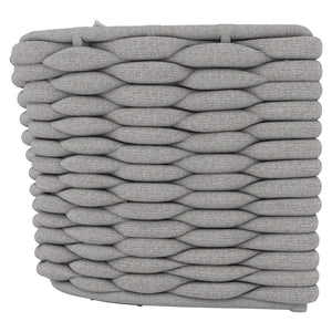 Bernhardt Bernhardt Wailea Nordic Gray Outdoor Swivel Chair With 360° Oyster Base, Soft-Knit Weatherproof Weave - Made to Order OP213SC