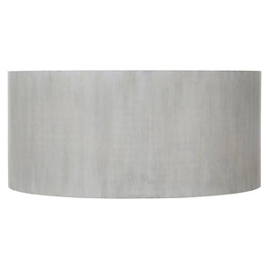 Bernhardt Bernhardt Thorne Round Cocktail Table — Quartered White Oak Starburst Veneer, Casters, Durable Finish 452016