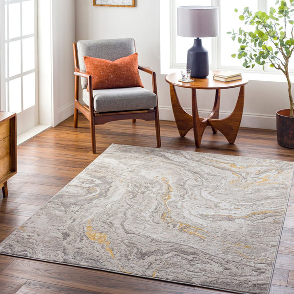 Livabliss Roswell Geometric Modern Area Rug Machine Woven Polypropylene for Living Rooms RSW2306-9212
