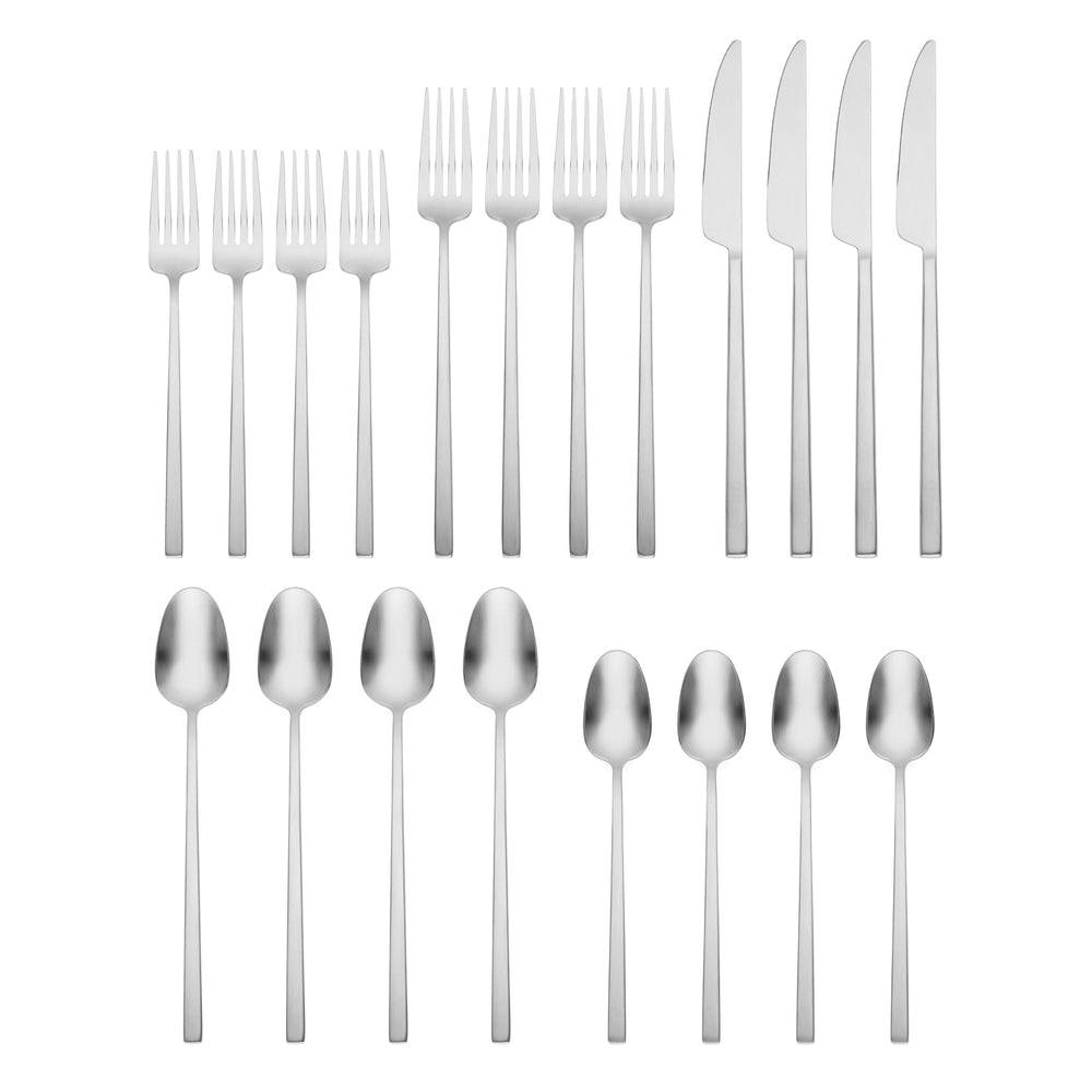 Lenox Cambridge Damaris Satin 20-Piece Flatware Set NO COLOR METAL 403720CNW12R
