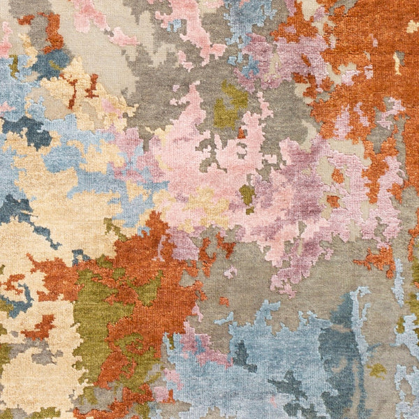 Surya Arte Hand-knotted 6' X 9' Elegant Wool & Viscose Rug - Luxurious Centerpiece For Any Room Decor Tan Wool,Viscose Rte2300-69