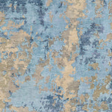Arte RTE-2302 8' x 11' Handmade Rug RTE2302-811  Navy, Denim, Pale Blue, Sage, Tan, Medium Gray Surya