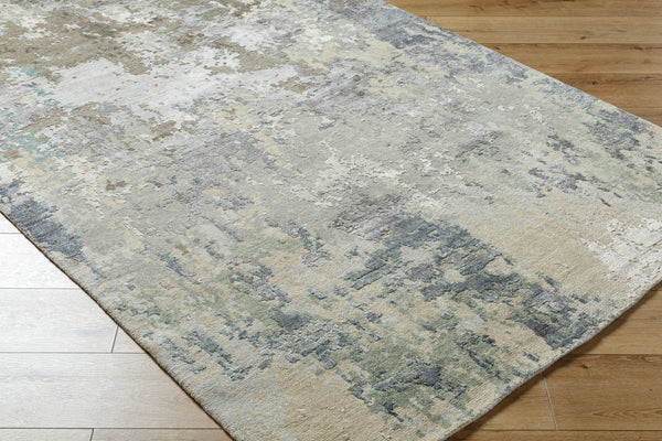 Surya Arte Hand-knotted 6' X 9' Elegant Wool & Viscose Rug - Luxurious Centerpiece For Any Room Decor Tan Wool,Viscose Rte2306-23