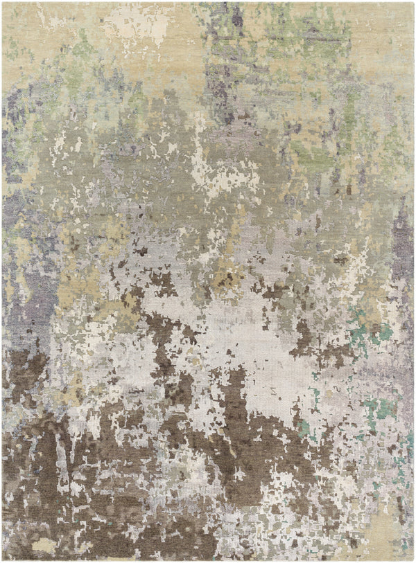 Arte RTE-2306 8' x 11' Handmade Rug RTE2306-811  Tan, Ivory, Light Gray, Medium Gray, Beige, Brown Surya