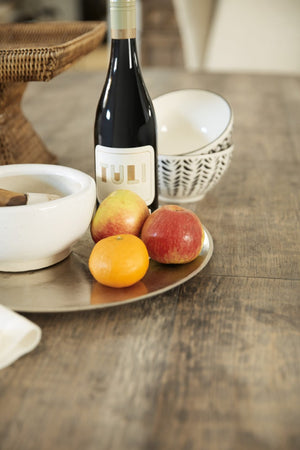 Hooker Furniture La Grange Le Vieux Double Pedestal Dining Table With Two 18" Leaves, Reclaimed Barnwood Finish 6960-75200-81