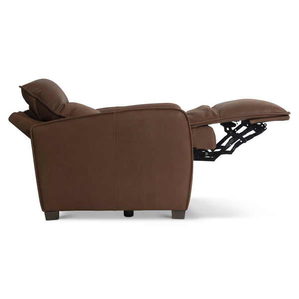 Bernhardt Bernhardt Sorrento Leather Power Recliner With Usb, Plush Foam Seating, Tailored Tufting, Quiet Motorize 382RLO