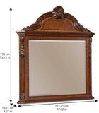 A.R.T. Furniture Old World Crowned Landscape Mirror 143121-2606 Brown 143121-2606