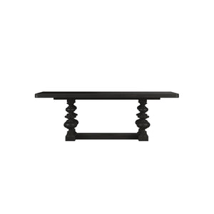 Atrium Trestle Dining Table - Extendable 96-136" for Family Gatherings, Stylish Design & Durability