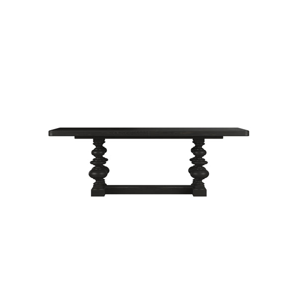 Atrium Trestle Dining Table - Extendable 96-136" for Family Gatherings, Stylish Design & Durability
