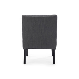 English Elm Accent Slipper Chairs Set of Two Button Tufted Plush Upholstered Living Room Pair 70752.00