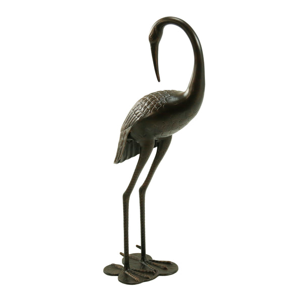 English Elm Christopher Knight Home® - Sunny Outdoor Antique Bronze 39-Inch Aluminum Crane Set, Shiny Copper Finish, Rust-Proof Patio Elegance 62910.00SHNCOP