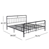 Christopher Knight Home® - Noble House - Mowry King-Size Iron Bed Frame