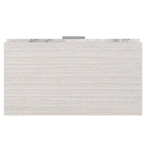 Bernhardt Bernhardt Stratum Nightstand With Arabescato Stone Drawer, Soft-Close, Usb Charging & Polished Nickel Finish 325231