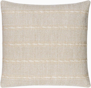 Surya Ruth 14" X 22" Lumbar Pillow - Chic Linen Blend For Comfort & Durability, Globally Inspired Elegance Beige Linen,Viscose,Cotton,Linen,Viscose,Cotton Ruh001-1422d