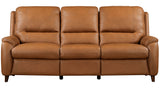 Parker House Austin - Caramel Cream Power Reclining Sofa And 2 Recliners Brown Top Grain Leather With Match (X) Maus-311ph-cmcr