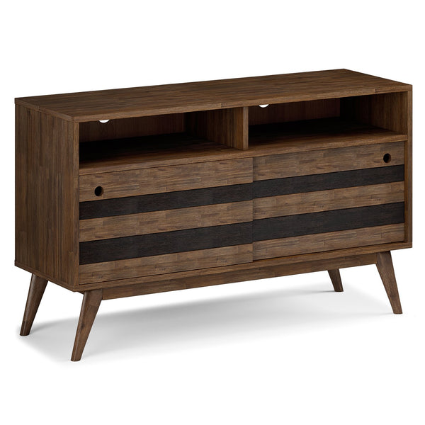 English Elm Clarkson Rustic Tv Stand - Handcrafted Acacia Wood, Mid-Century Design, Fits Tvs Up To 60" B136P158780