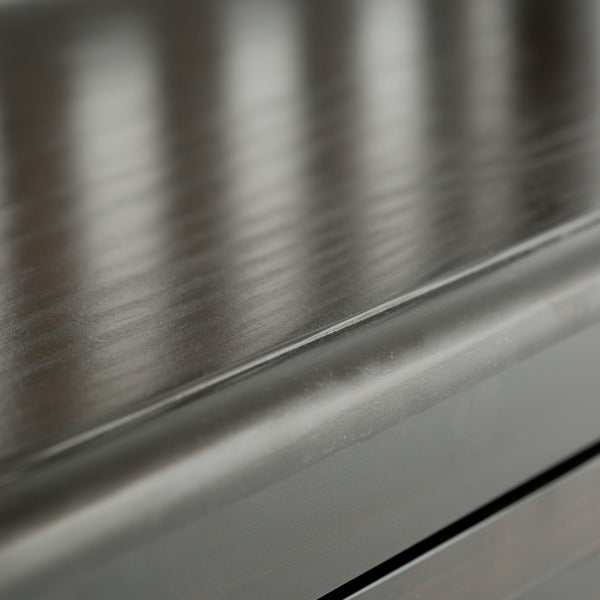 English Elm Burlington Handcrafted Entryway Storage Bench with 2 Drawers, Dark Mahogany Wood, Seats 2 Comfortably B136P159508