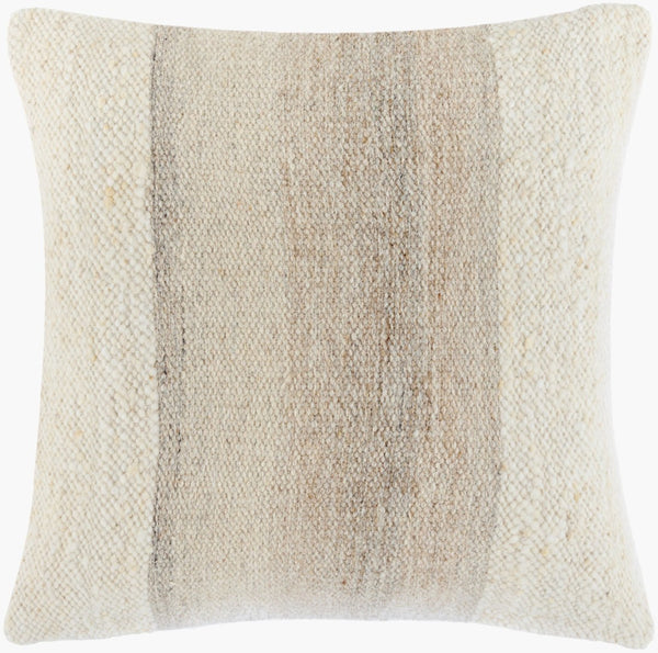 Livabliss Ruvra Cotton Wool Blend Square Accent Pillow Indian Craft Structured Sofa Throw RUVR001-2222D
