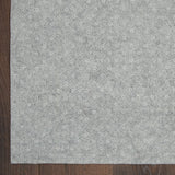 Nourison RugLoc BR21 Machine Made Woven  Indoor Only Neutral  Rug Grey, Grey 100% Post Industrial Recycled Synthetic Fibers and Rubber 99446420275