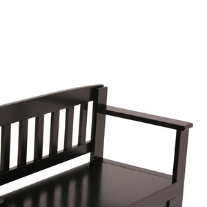 English Elm Brooklyn Handcrafted Entryway Storage Bench With Lift-Up Lid, Stylish Seating & Spacious Organization B136P158120