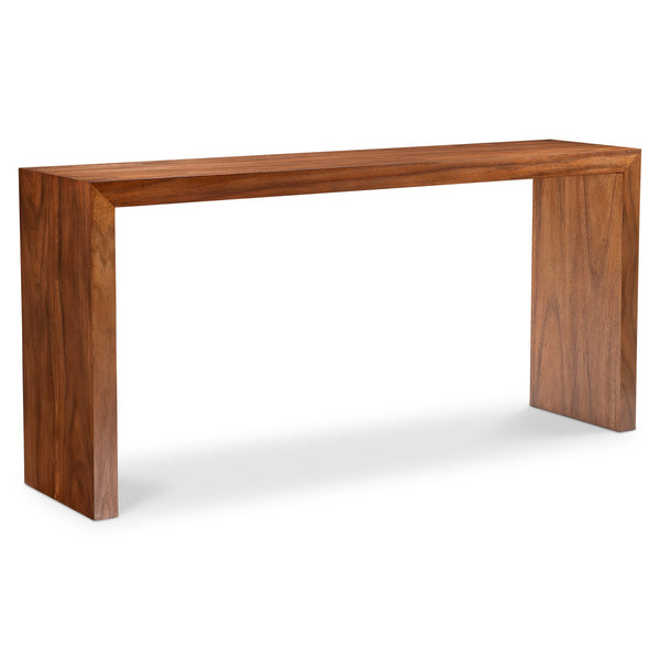 Bernhardt Bernhardt Brasea Solid Suar Wood Console Table with Organic Grain Lume Entryway Accent 394910