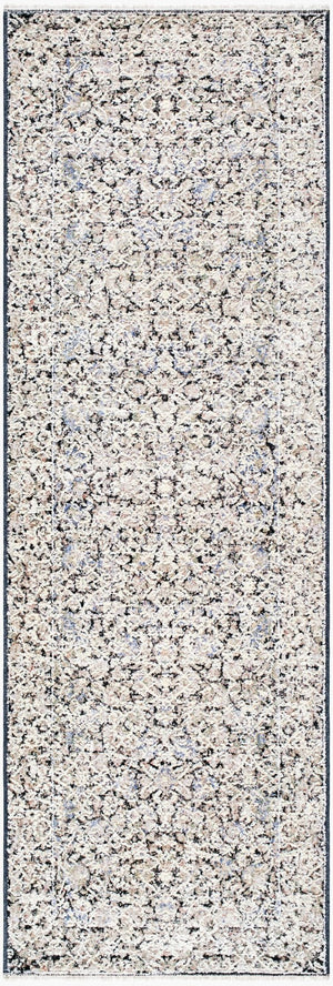 Livabliss Rivaldo Traditional Fringe Accent Rug Polyester Medium Pile for Entryway or Bedside Light Brown, Cr 2'7" x 7'10" RVD2300-27710