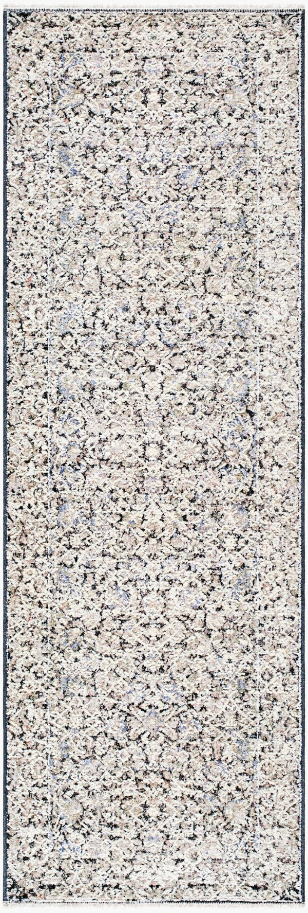 Livabliss Rivaldo Traditional Fringe Accent Rug Polyester Medium Pile for Entryway or Bedside Light Brown, Cr 2'7" x 7'10" RVD2300-27710