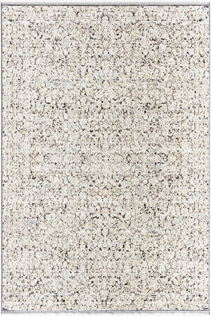 Livabliss Rivaldo Traditional Fringe Accent Rug Polyester Medium Pile for Entryway or Bedside Light Brown, Cr 6'7" x 9'6" RVD2300-6796