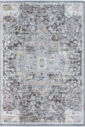 Livabliss Rivaldo Turkish Machine Woven Polyester Accent Rug with Fringe for Entryway or Bedside RVD2301-2439