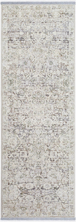 Livabliss Rivaldo Traditional Runner Rug Fringe Border Polyester Hallway Entryway Accent RVD2303-2710