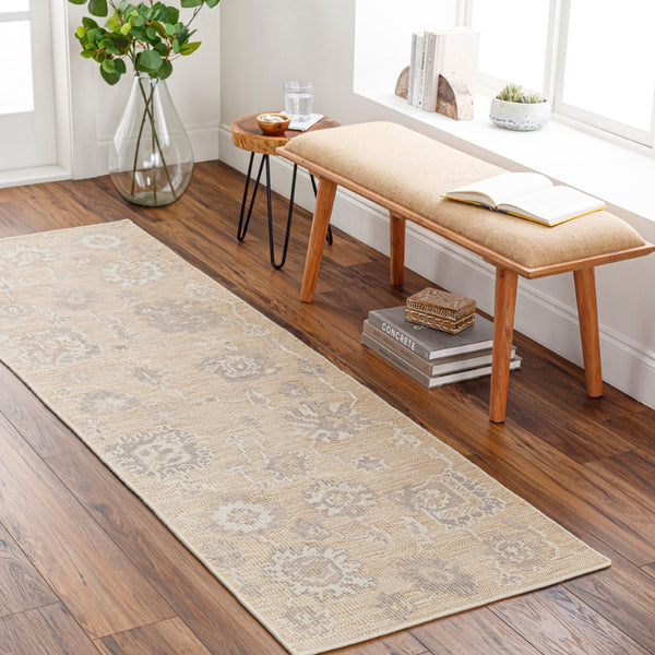 Surya Revere 10' X 14' Handmade Rug - Timeless Elegance, Durable No-pile Design, Eco-friendly Comfort Light Gray Recycled Pet Yarn Rve2301-268