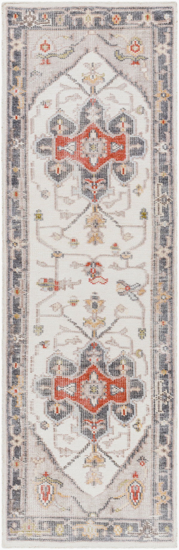 Surya Revere 10' X 14' Handmade Rug - Timeless Elegance, Durable No-pile Design, Eco-friendly Comfort Medium Gray Recycled Pet Yarn Rve2307-268