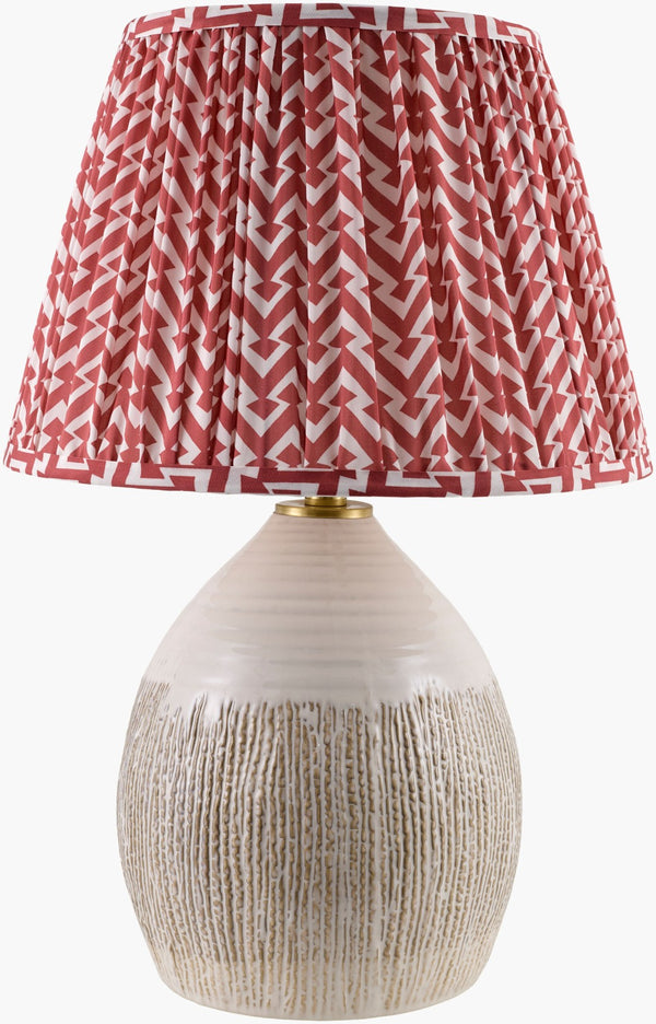 Livabliss Ravika Globe Felt Shade Bohemian Table Lamp for Nightstand or Living Room Decor RVIK-001